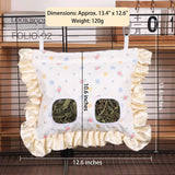 Load image into Gallery viewer, Premium Waterproof Hanging Rabbit Hay Feeder Bag with Magnetic Closure – Dual-Hole Design
