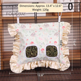 Load image into Gallery viewer, Premium Waterproof Hanging Rabbit Hay Feeder Bag with Magnetic Closure – Dual-Hole Design
