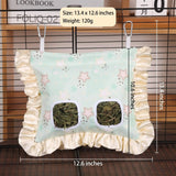 Load image into Gallery viewer, Premium Waterproof Hanging Rabbit Hay Feeder Bag with Magnetic Closure – Dual-Hole Design