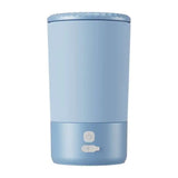 Load image into Gallery viewer, All-blue automatic rabbit foot washer cup featuring quiet one-touch operation for sensitive pet bunnies.